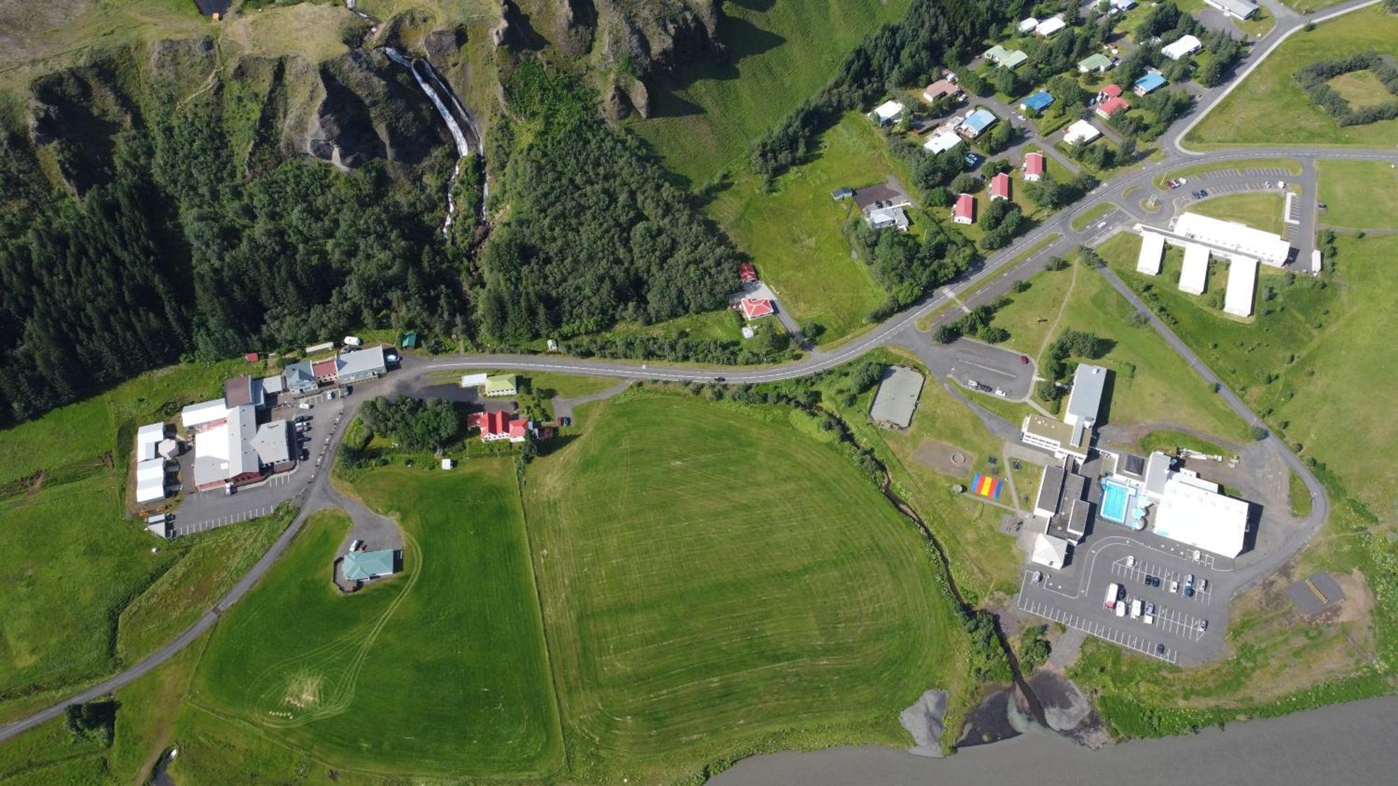 Klausturhof Guesthouse Kirkjubæjarklaustur Exterior foto